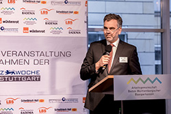 Bausparkassen-Lounge 2019, Stefan Siebert, Vorsitzender der Arge